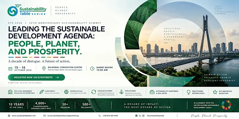 STS 2026 | 10TH ANNIVERSARY SUSTAINABILITY TABLE SERIES